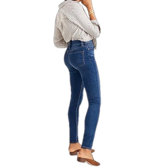 Madewell Curvy High Rise Skinny Jeans Hayes Wash Denim- Size 26 - Picture 2 of 16